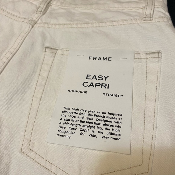 Frame Denim High Rise Easy Capri - Picture 4 of 9